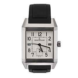 Jaeger-LeCoultre Reverso Squadra Hometime Steel 35MM Watch Only