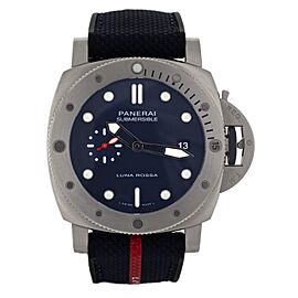 Panerai Submersible QuarantaQuattro Luna Rossa Blue Dial Watch