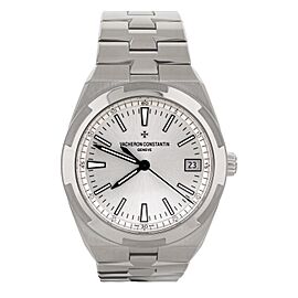 Vacheron Constantin Overseas Silver Dial Steel Watch