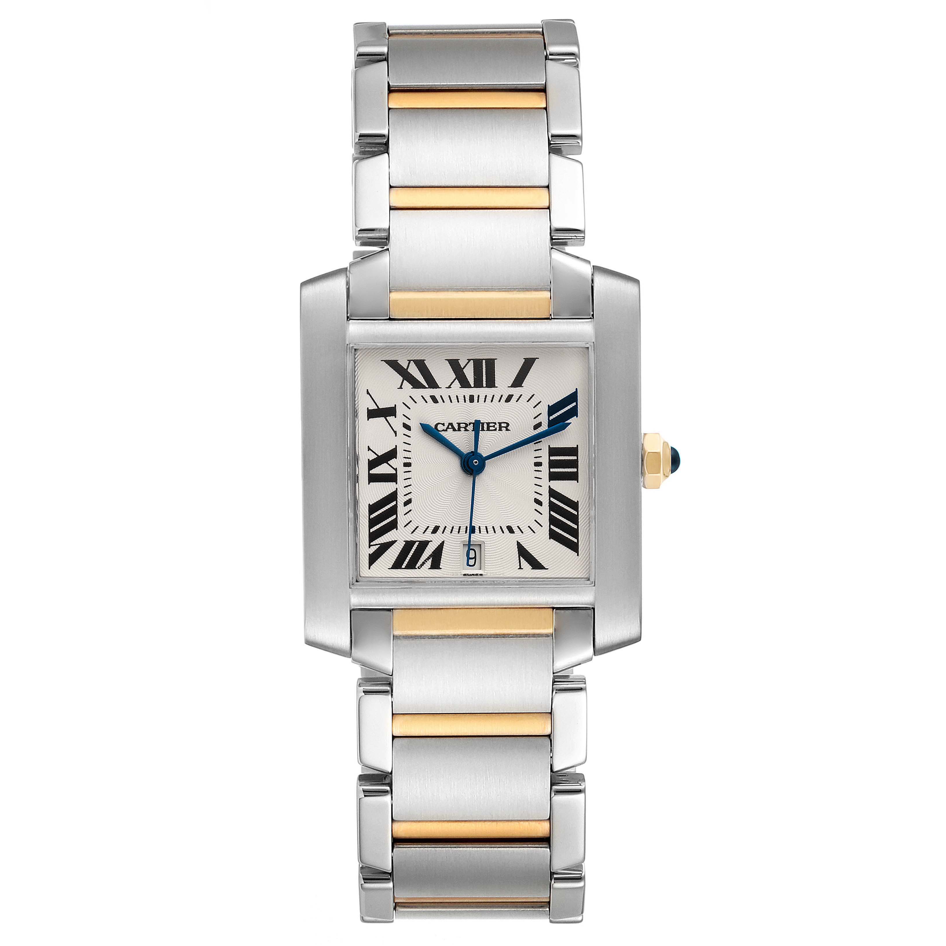 cartier tank francaise large yellow gold