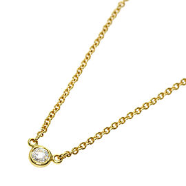 TIFFANY & Co 18K Yellow Gold By The Yard K18 Necklace