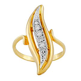 Yellow Gold Diamond Ring Size 6.5