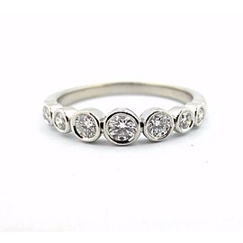 Tiffany & Co. Platinum Diamond Ring Size 8