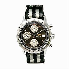 BREITLING NAVITIMER A13023.1 MENS AUTOMATIC CHRONOGRAPH WATCH BLACK DIAL 40MM