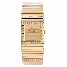 Van Cleef & Arpels Womens Quartz Tricolor 18K 101.7 Gram Gold Watch 2.28CT