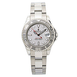Rolex Yacht-Master 168622 Midsize Unisex Watch Platinum Bezel 35MM