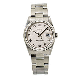 Rolex Datejust 16220 White Dial Automatic Men Watch