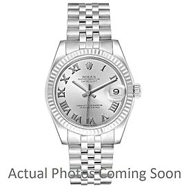 Rolex Datejust Jubilee Silver Dial Midsize Watch 31mm Open Date Card