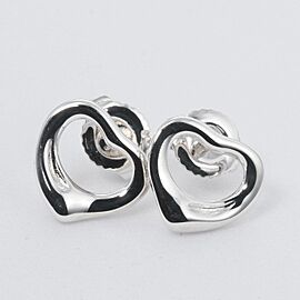 Tiffany & Co 925 Silver Open heart Earring LXNK-1084