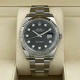 Rolex Datejust 126334 Black Diamond Dial New 2022 Feb Men's Watch 41mm