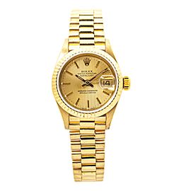 Rolex Datejust President Automatic Ladies Watch Champagne 26mm