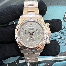 Rolex Daytona 40mm 18k Rose Gold Factory Diamond Dial Watch