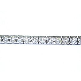 JAFA Round Diamond Tennis Bracelet 18KT White Gold 54-Stones 3.83Ct E-F/VS 7.25"