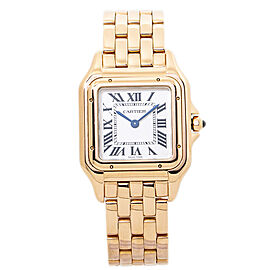 Cartier Panthere 18K Rose Gold Ladies Quartz Midsize Watch 27mm