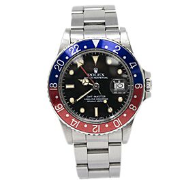 Rolex GMT Master Pepsi Patina SPIDER Dial Automatic Men's Watch 40mm