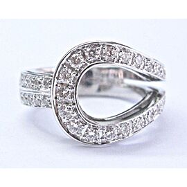 18Kt Di Modolo NATURAL Diamond White Gold Jewelry Ring 1.00Ct Size 6.5