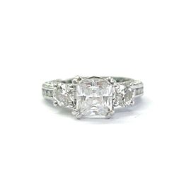Tacori Plat Classic Crescent Diamond Engagement Ring 1.60CT