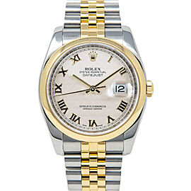 Rolex Datejust Unisex Stainless Steel Automatic White