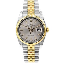 Rolex Datejust 36mm 116233 Unisex Stainless Steel Automatic Silver
