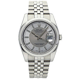 Rolex Datejust Unisex Stainless Steel Automatic Silver