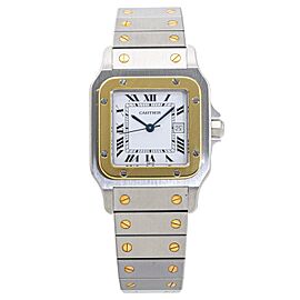 Cartier Santos Galbee SS Two Tone Automatic Unisex's Watch 29mm