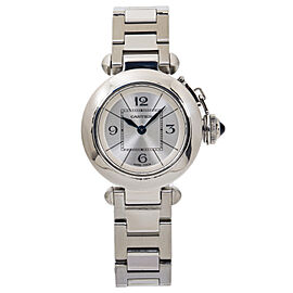 Cartier Miss Pasha Stainless Steel Silver Dial Quartz Ladie's Watch
