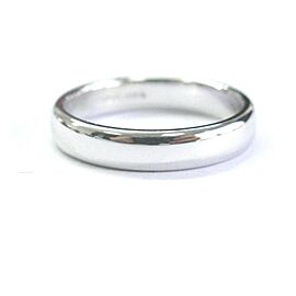 Tiffany & Co Lucida Platinum Wedding Band Engagement Ring Size