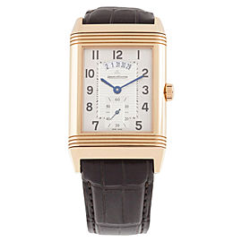 Jaeger-LeCoultre Grande Reverso Duoface 18K Rose Gold & Leather 30mm Watch