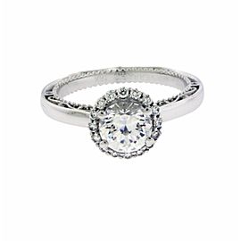 Verragio Parisian 5042R diamond halo engagement ring in 18k white gold