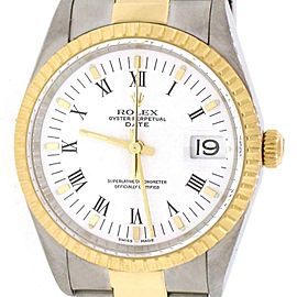 Rolex Oyster Perpetual Date 2-Tone 18K Yellow Gold/Stainless Steel 34MM Factory