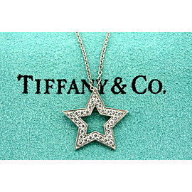 Tiffany & Co. Star Diamond Pendant Platinum $2700