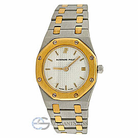 Audemars Piguet Royal Oak 25mm Beige Dial Gold/Steel Ladies Watch