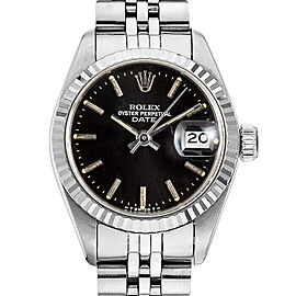 Rolex Datejust 26mm 69174 Women's Stainless Steel Automatic Black
