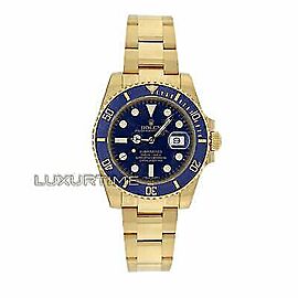Rolex Submariner Men's Yellow Gold 40mm Automatic