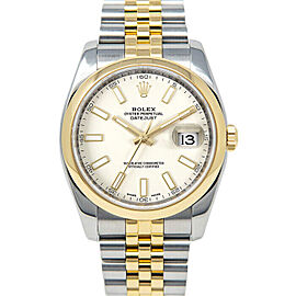 Rolex Datejust Unisex Stainless Steel Automatic White