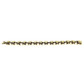 Vintage Tiffany & Co. Large Signature X Bracelet In 18K Yellow Gold