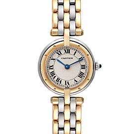 Cartier Panthere Vendome Three Row Steel Yellow Gold Ladies Watch