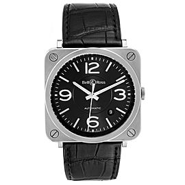 Bell & Ross Officer Black Dial Automatic Steel Mens Watch