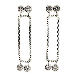 Peter Suchy 14K White Gold with 0.65ct Diamond Earrings