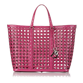 Dior Cannage Perforated Leather Tote Bag