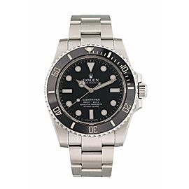 Rolex Submariner No Date 114060 Ceramic Bezel Mens Watch