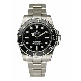 Rolex Submariner No Date 114060 Ceramic Bezel Mens Watch