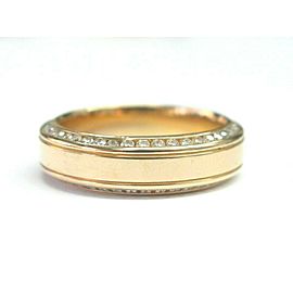 Caressa Rose Gold Diamond Band Ring Size 11 1.40Ct 18KT