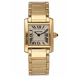 Cartier Tank Francaise 18K Yellow Gold Ladies Watch