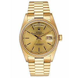 Rolex Day Date President 18K Yellow Gold Mens Watch