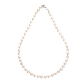 Peter Suchy 14K White Gold Akoya Pearl Necklace
