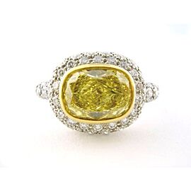 Tiffany & Co. Fancy Intense Yellow Diamond Engagement Ring