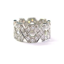 Tiffany & Co Platinum Hexagon Diamond Ring