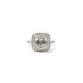 Tiffany & Co Legacy Cushion Diamond Platinum Engagement Ring