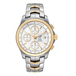 Tag Heuer Link Steel Yellow Gold Chronograph Mens Watch